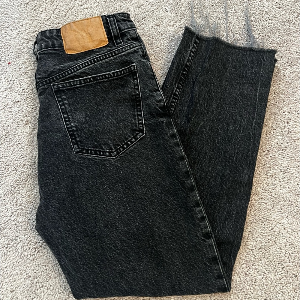 Zara Black Straight Jeans Timeless Style
